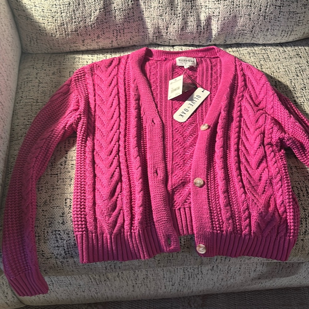 Pink sweater size medium
